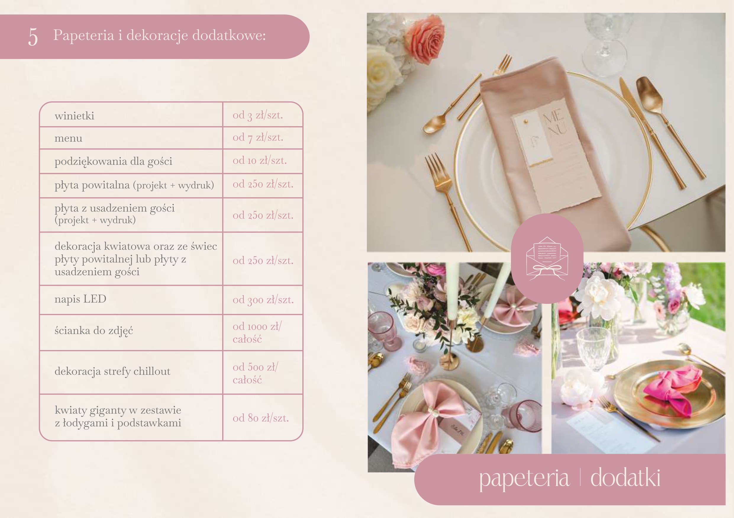 Piękne Chwile Dekoracje